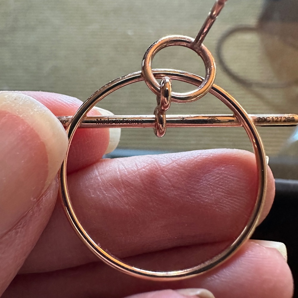 Hermes Loop Earrings, Small Model - image 4